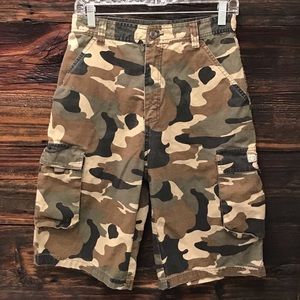 OTB Jeanswear Camo Denim Cargo Untility Short SZ18